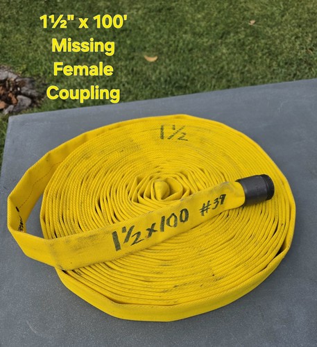 X 100ft yellow fire - 1-1/2",